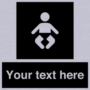 Custom information: black panel baby change